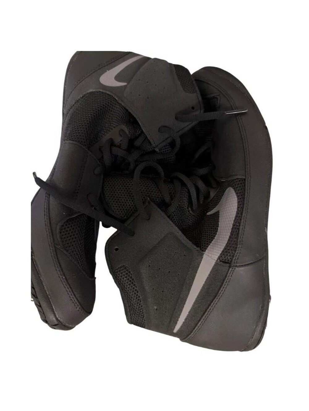 Nike Fury Wrestling Shoes Black Mens Size 13 AO2416-010 Training New
